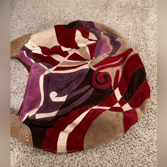 Lucky Brand suede and leather hobo bag - Picture 13 of 16